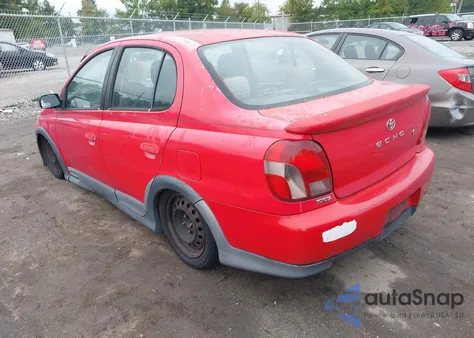 2000 Toyota Echo from USA, damaged, VIN JTDBT1230Y0033217
